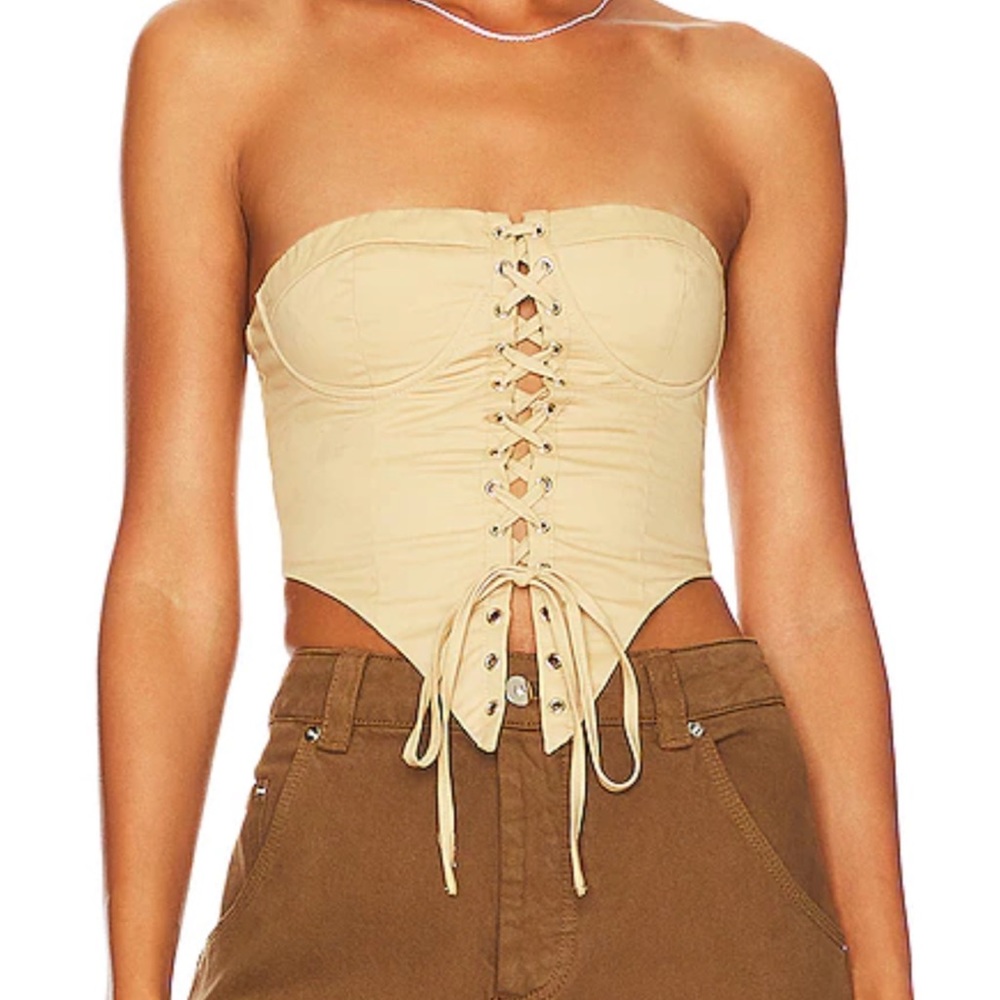 Super down corset top